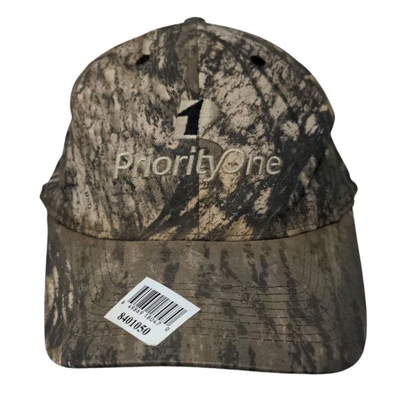 P1 Priority One Snapback Hat Camouflage One Size Adjustable Embroidered 6 Panel - Picture 1 of 7